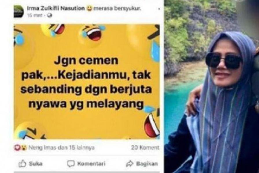 Ini Postingan Istri Dandim Kendari soal Wiranto hingga Suami Dicopot