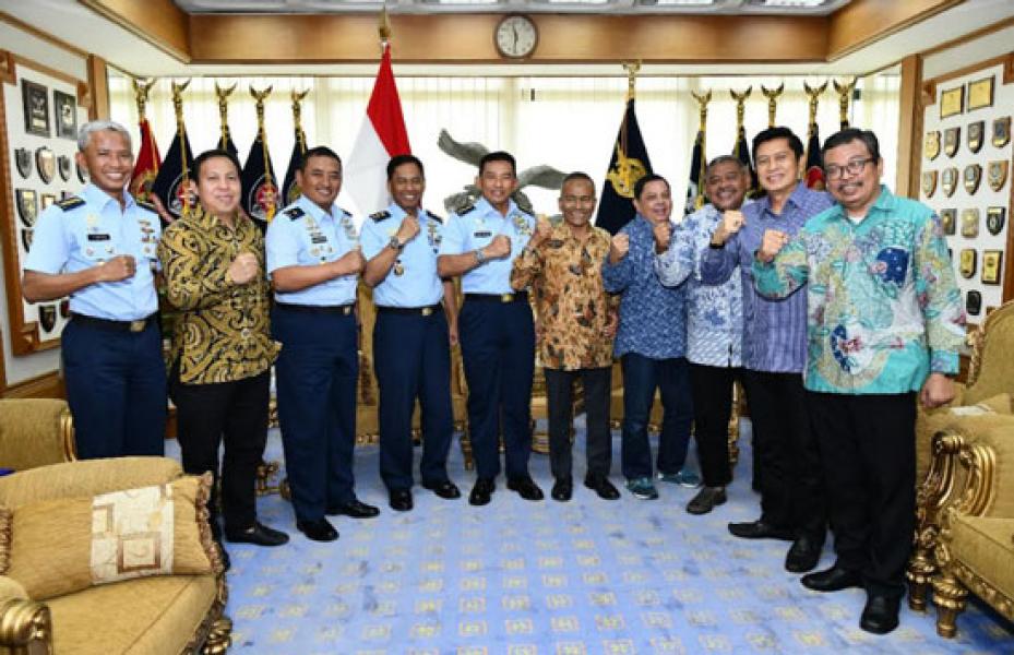 PWI Pusat dan TNI AU Siap Jalin Kerjasama