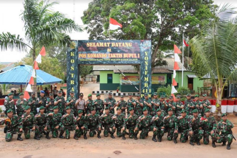 Pangdam XVII/Cenderawasih Kunjungi Satgas Yonif MR 411/PDW Kostrad
