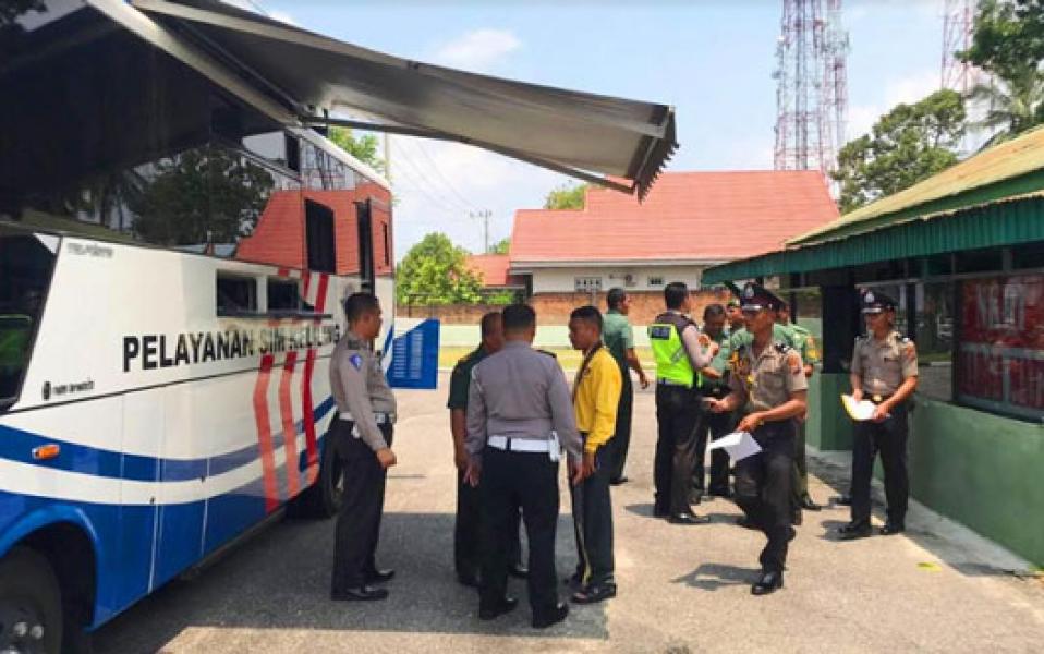 Polres Rohul, Bank BRI Turut Semarakkan HUT TNI Ke-74 di Koramil 02 Rambah