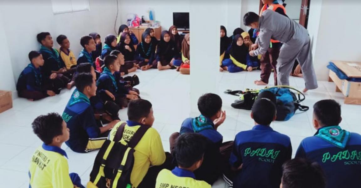 SPKKL Bakamla RI Sambas, Sambut Kunjungan Siswa Pramuka
