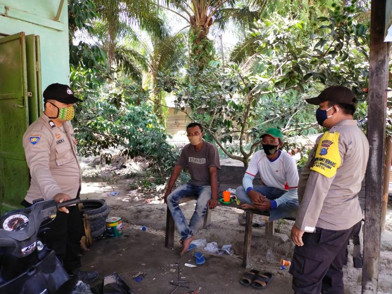 Antisipasi C3 dan Covid-19, Polsek Langgam Lakukan Patroli Dialogis