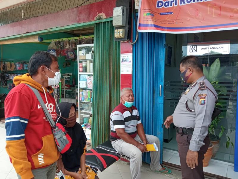 Antisipasi C3 dan Penyebaran Covid-19, Polsek Langgam Giatkan  Patroli dan Sosialisasi