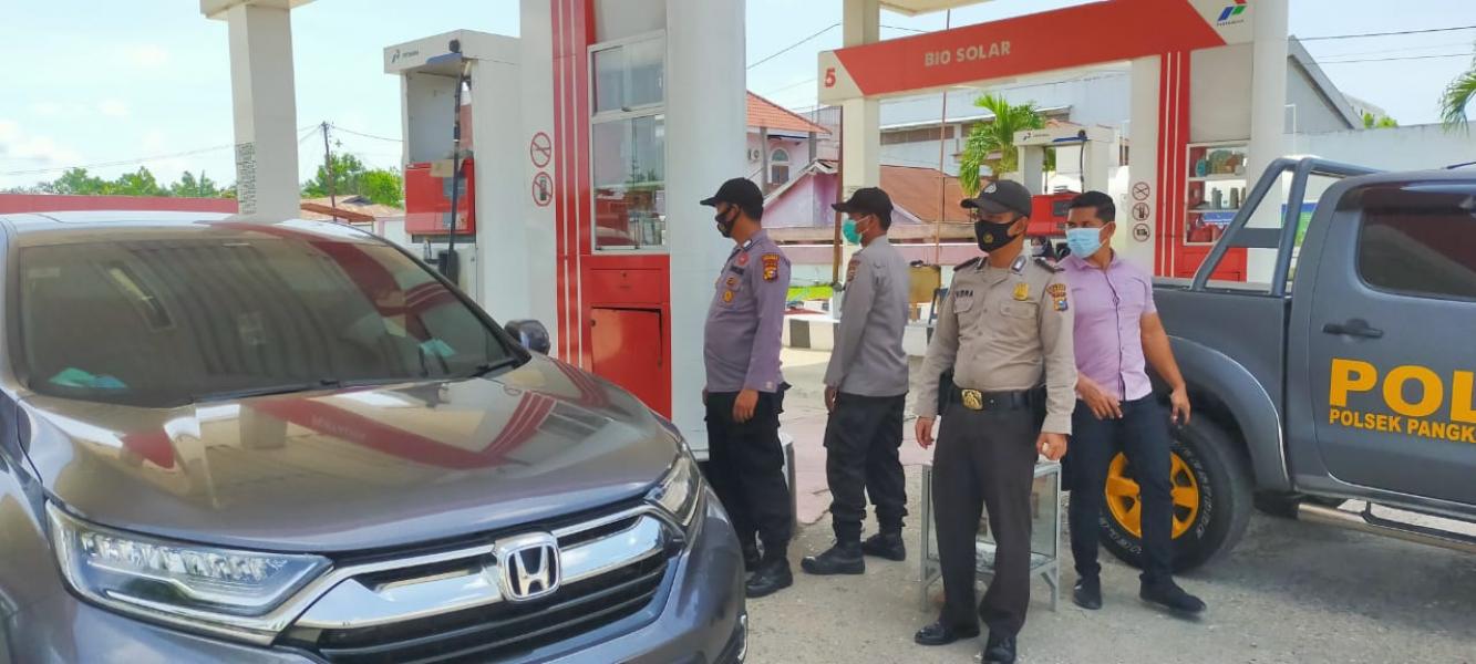 Cegah Aksi Kejahatan, Polsek Pangkalan Kerinci Lakukan Patroli