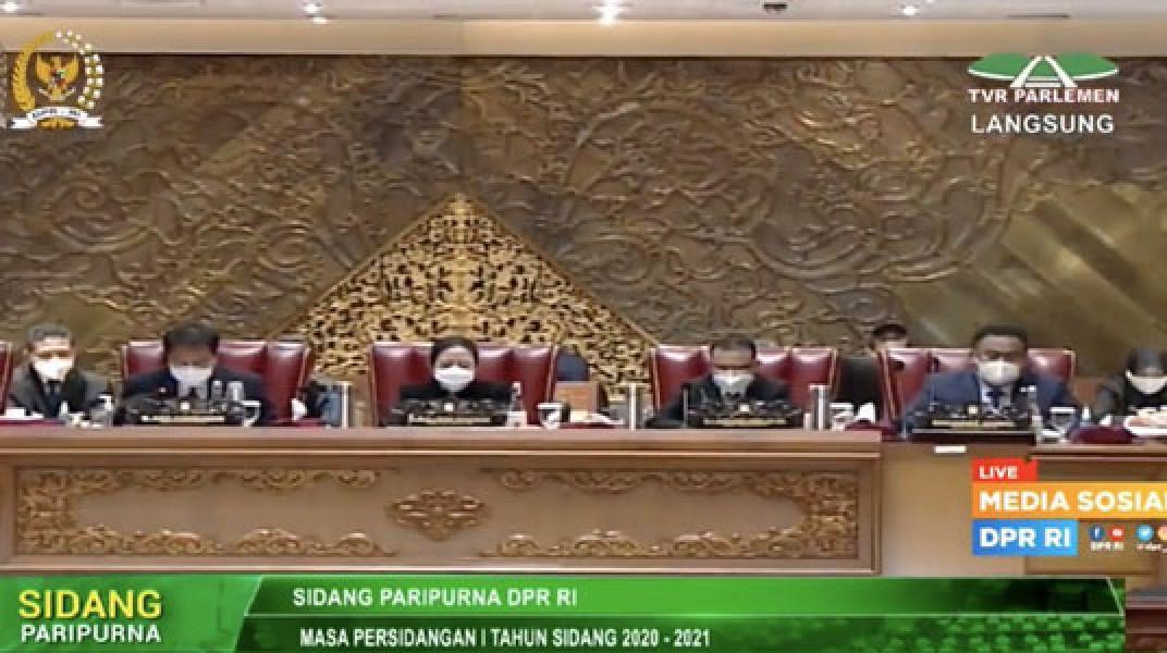 DPR Sahkan RUU Omnibus Law Cipta Kerja Jokowi Jadi UU