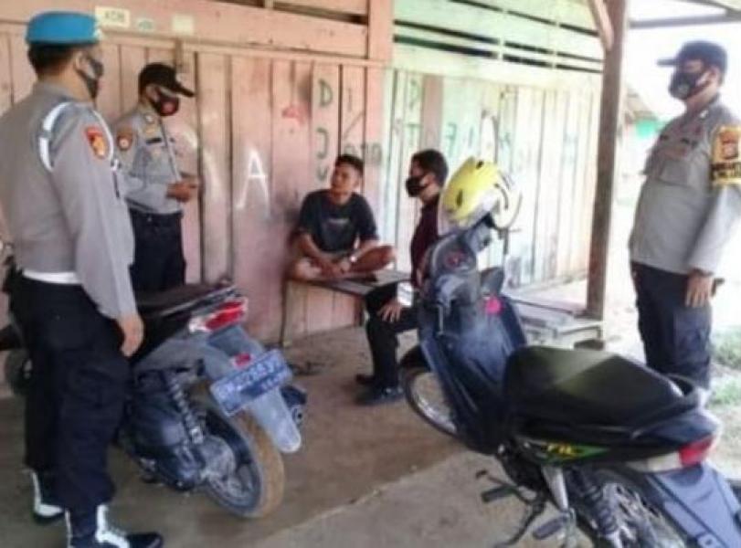 Disiplinkan Masyarakat, Polsek Pangkalan Lesung Kembali Gelar Ops Yustisi