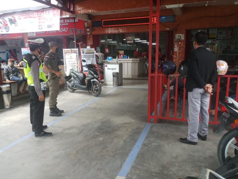Disiplinkan Masyarakat Patuhi Prokes, Polsek Pangkalan Kuras dan Satpol PP Terus Lakukan Operasi Yustisi 