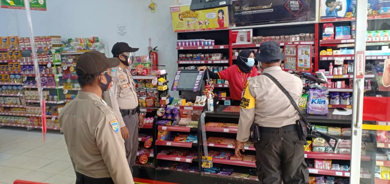 Ditengah Pandemi Covid 19, Polsek Pangkalan Lesung Gencar Lakukan Patroli C3