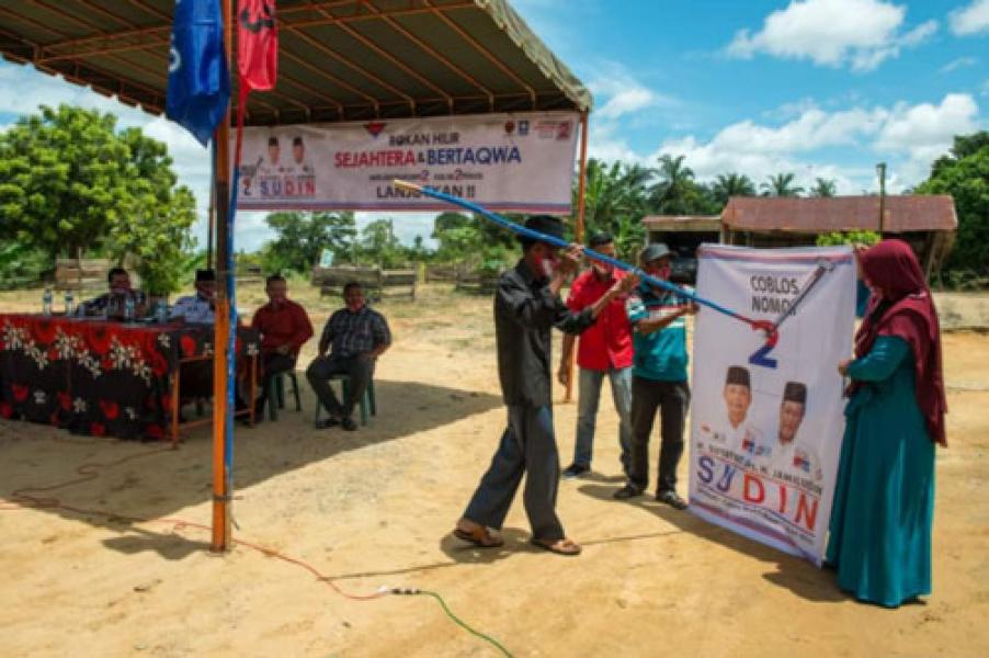 Kampanye Perdana DiLenggadai Hilir, Masyarakat Ingin Sudin Lanjutkan Dua Periode
