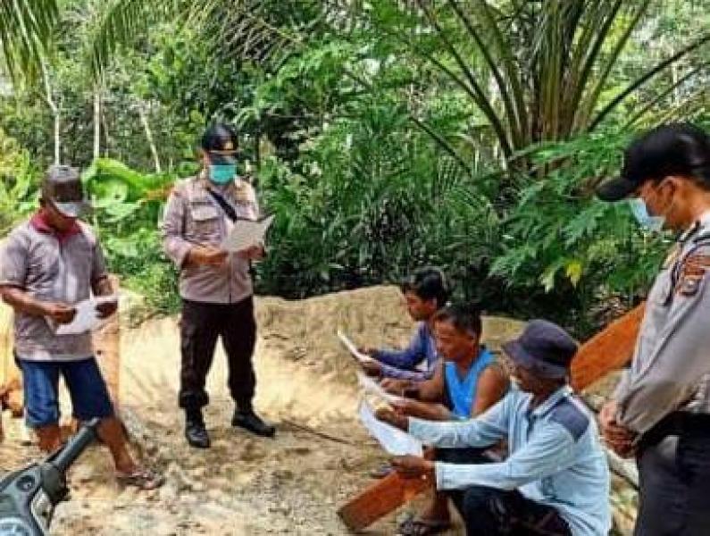 Kapolsek Bunut Laksanakan Patroli Antisipasi Karhutla