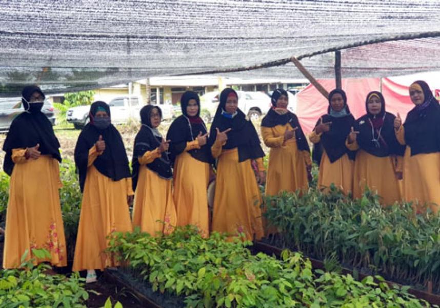 Kisah KBD dari BPDASHL Indragiri Rokan yang Semua Anggotanya Perempuan