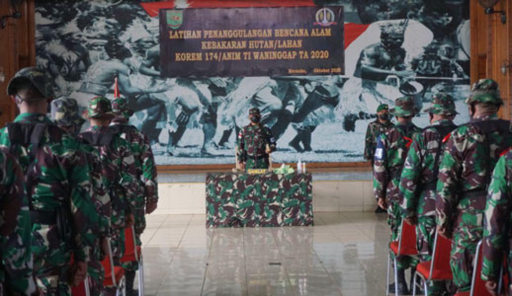Korem 174 Ajak BPBD, BMKG dan Basarnas Atasi Bahaya Karhutla di Wilayah Merauke