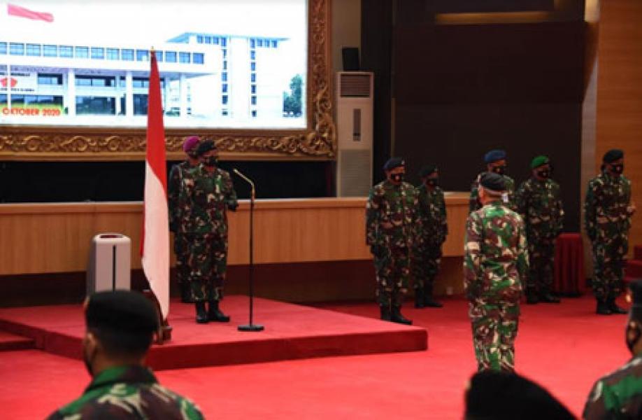 Panglima TNI Terima Laporan Korps Kenaikan Pangkat Puluhan Pati TNI