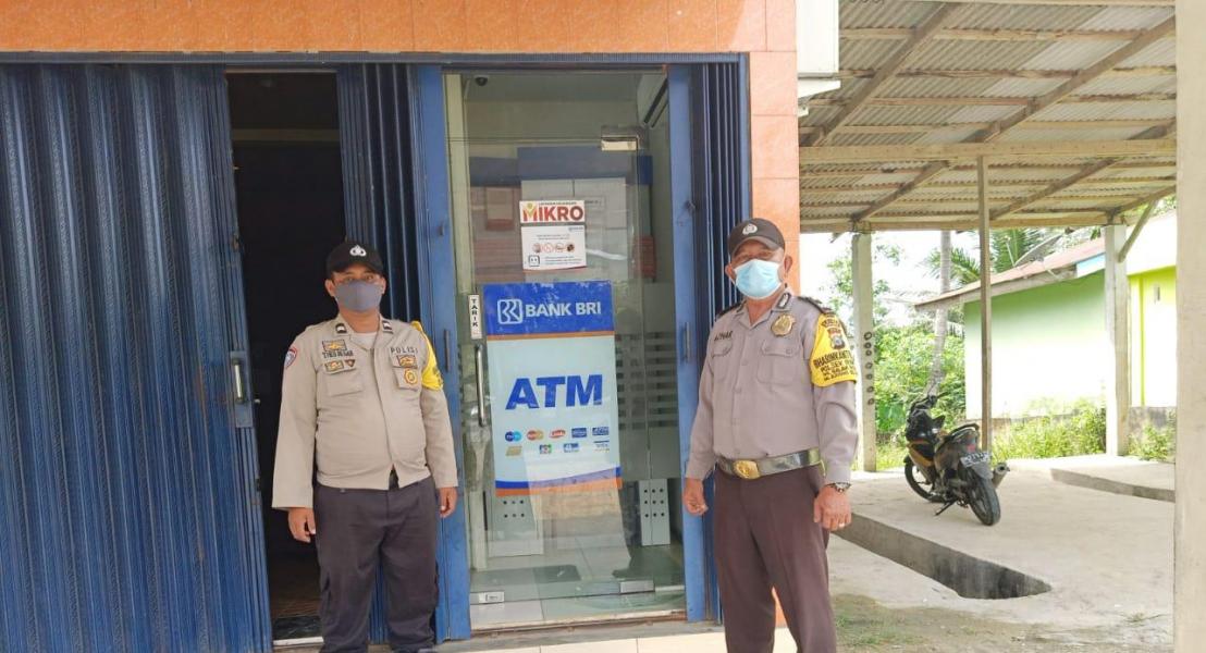 Personil Polsek Bunut Laksanakan Patroli C3 dan Sosialisasi Covid 19