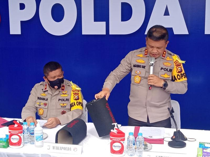 Polda Riau Ungkap Jaringan Narkoba Lapas di Riau dan Jaringan Malaysia, Sita 64,87 Kg Lebih Sabu dan 9.998 Butir Ekstasi.