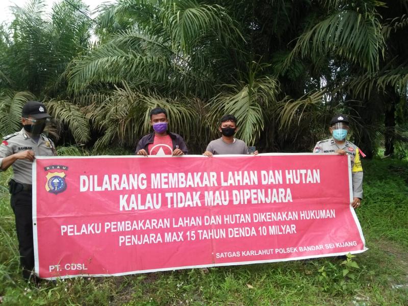 Polsek Bandar Sei Kijang Patroli Antisipasi Karlahut