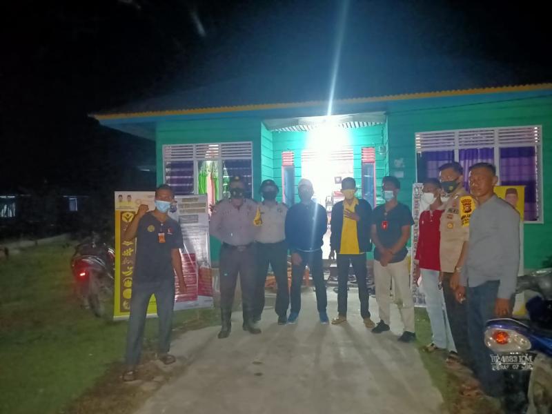 Polsek Kuala Kampar Lakukan Pengamanan Kampanye Dialogis Salah Satu Wabup Pelalawan