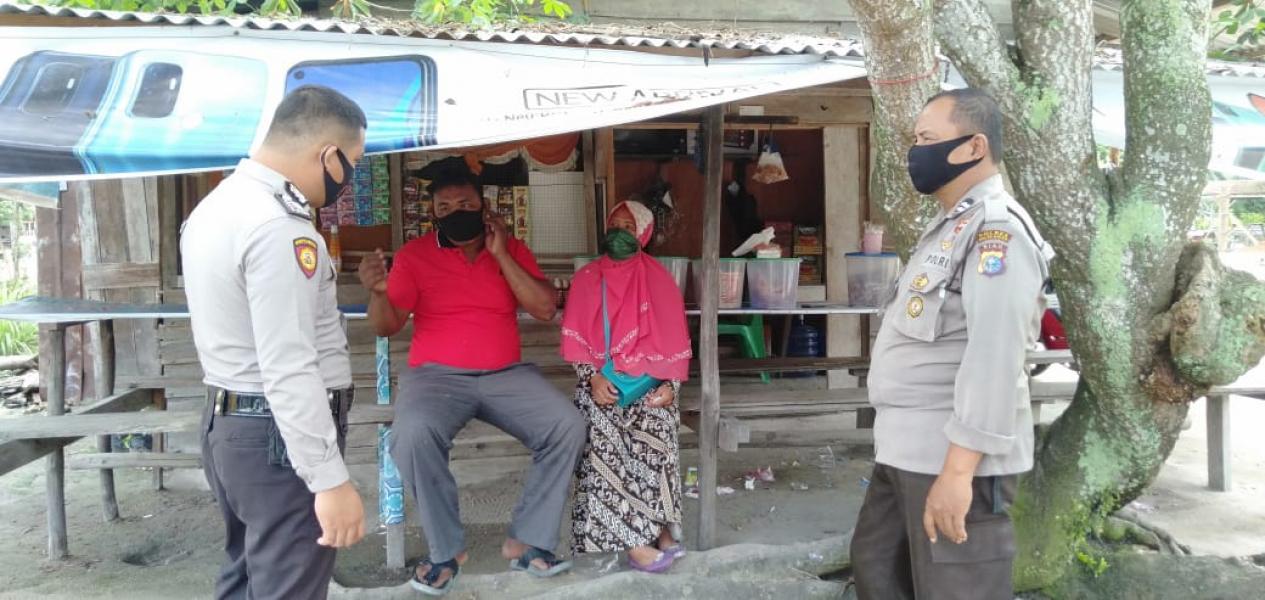 Polsek Langgam Intensifkan Patroli C3 dan Sosialisasi Antisipasi Penyebaran Covid-19