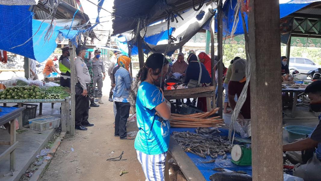 Polsek Pangkalan Kuras, TNI dan Satpol PP Kembali Lakukan Operasi Yustisi 