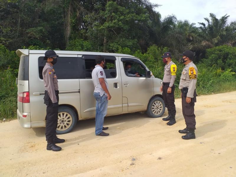 Polsek Teluk Meranti Gelar Razia Antisipasi Pergeseran Massa Unras dan Deklarasi KAMI