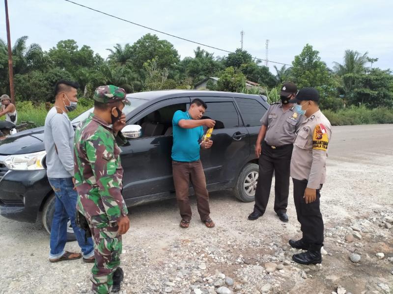 Polsubsektor Pelalawan Gencar Laksanakan Ops Yustisi Dimasa AKB