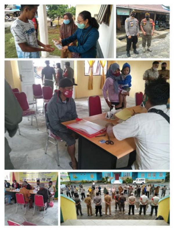 Tim Hunter Bingal Jaring 10 Pelanggar Prokes di Kuala Kampar