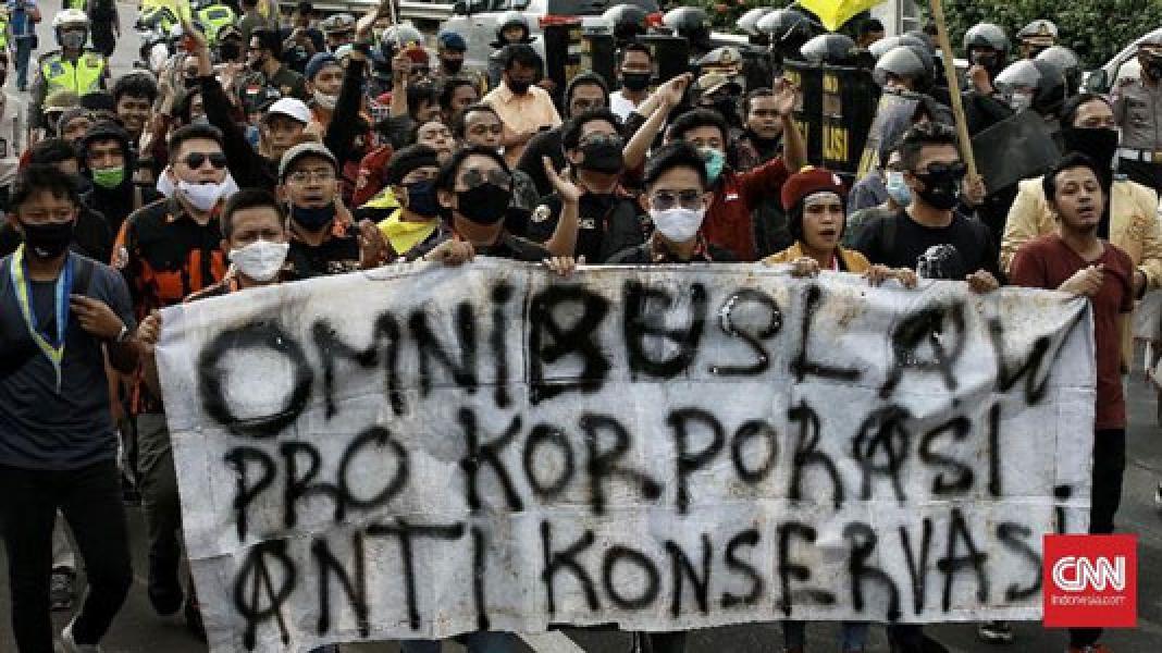 Tolak Omnibus Law, Mahasiswa Se-Indonesia Demo 8 Oktober