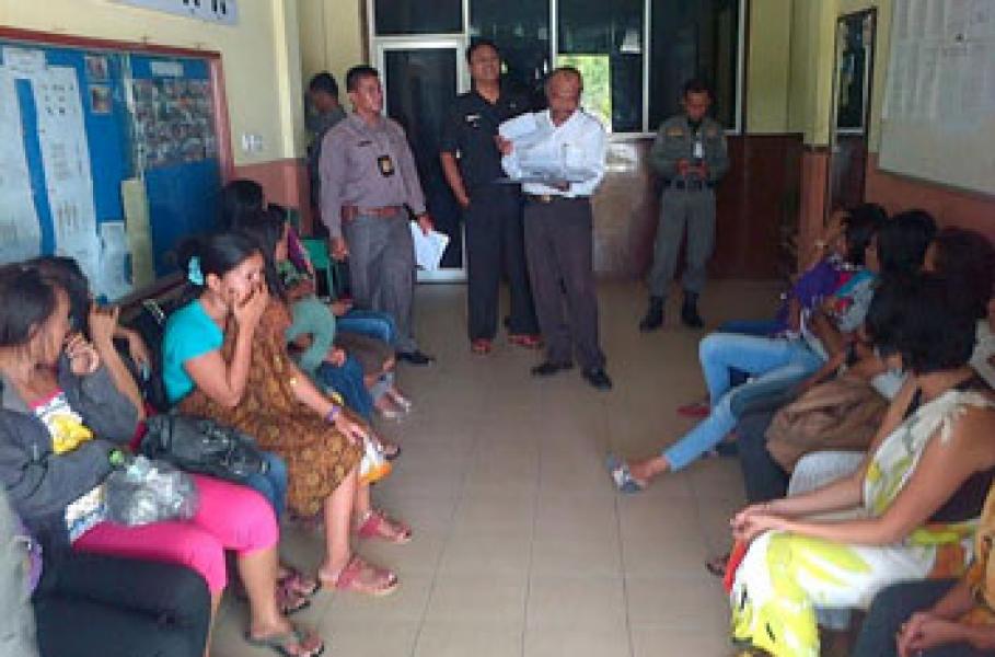 15 PSK Pangkalan Lesung Terjaring Razia