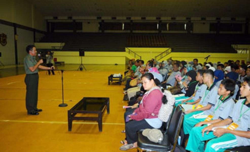 350 Siswa dan Guru Kota Bekasi ikuti Pelatihan Biopori di Mabes TNI