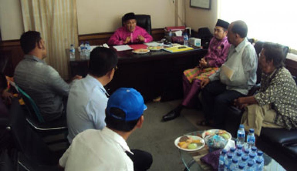 Ahli Waris dan Pemegang Kuasa Pek Tong Tai Datangi Kantor BPN Riau