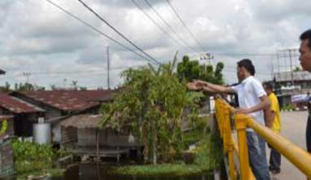 Antisipasi Banjir, Wabup Tinjau Sungai Pabrik