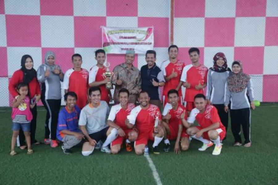 Bagian Humas Juarai Setda Cup Futsal 2014