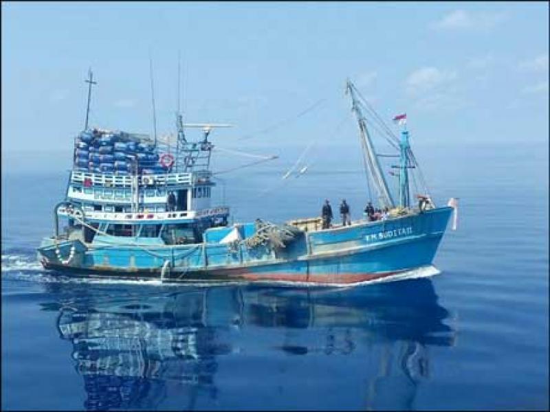 Dalam Sepekan TNI Tangkap Lima Kapal Asing