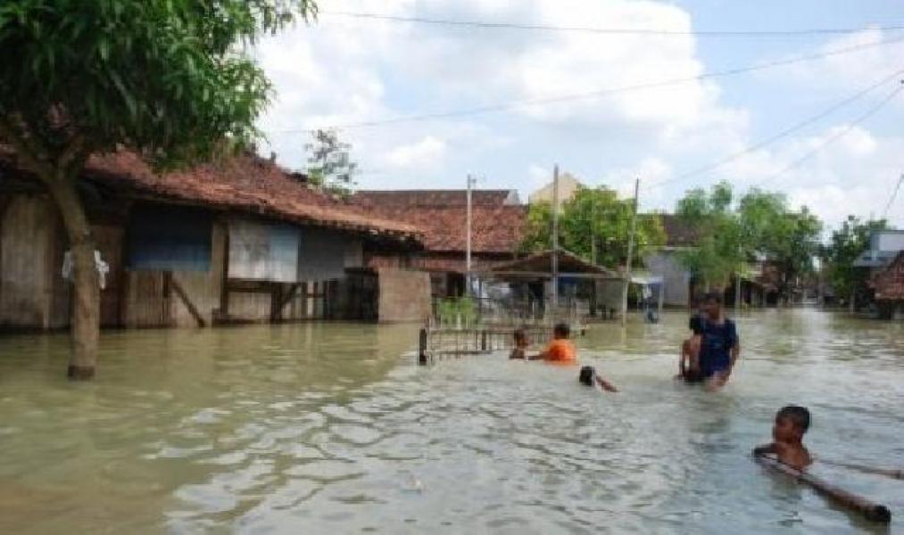 Dampak Banjir Di Inhu, Ratusan Warga Mengungsi