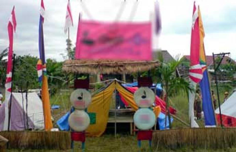 Gudep MTs Nurul Huda Selatpanjang Gelar Perkemahan Akbar 2014