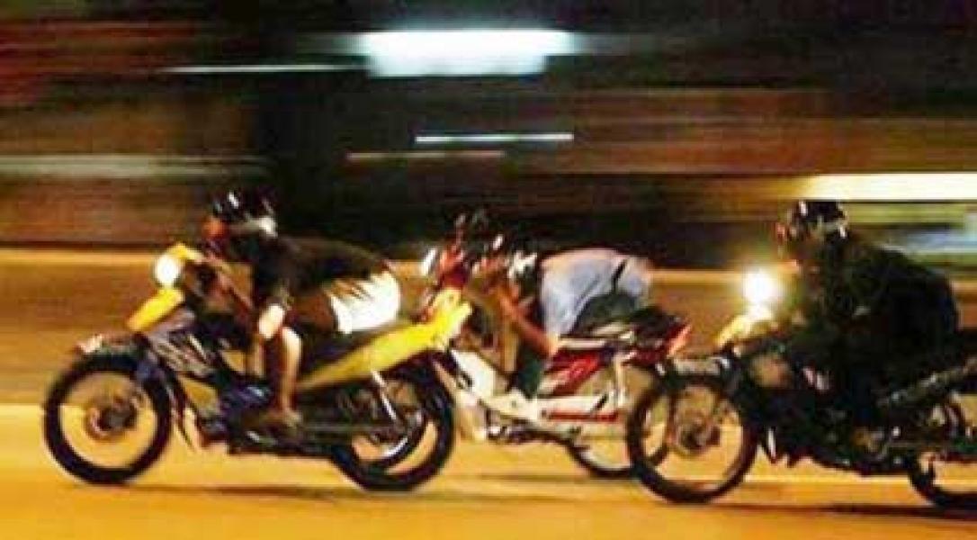 Jalan Rusdi S Abrus Jadi Ajang Balap Liar