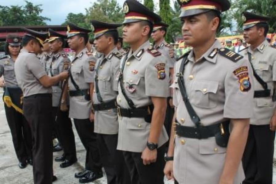 Kapolres Inhu Sertijab Beberapa Pejabat Polres Inhu.