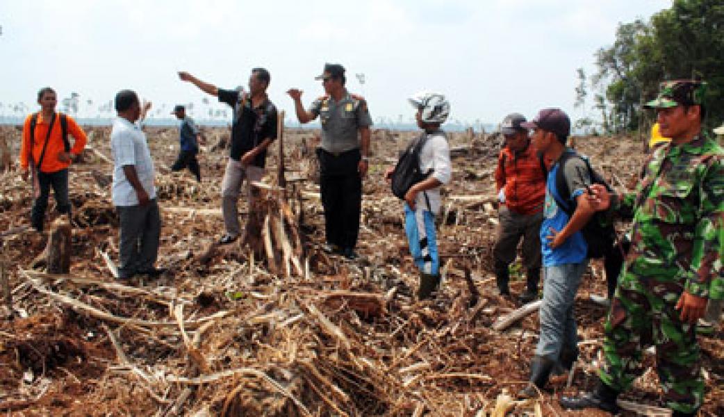 Lagi, Masyarakat Bagan Melibur Hadang Aktifitas PT. RAPP