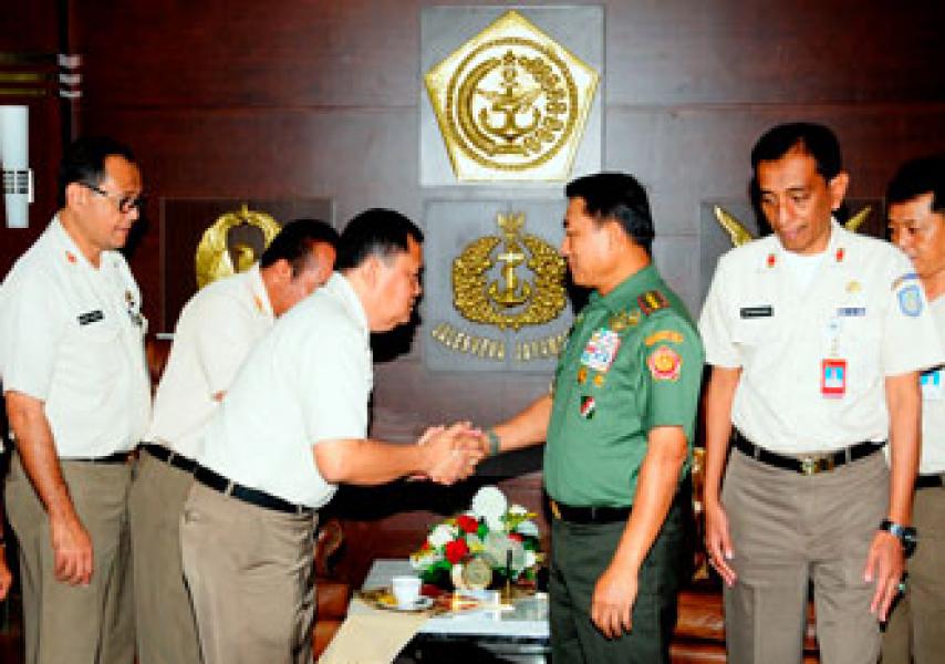 Panglima TNI Terima Ketua Dewan Pengurus Korpri TNI
