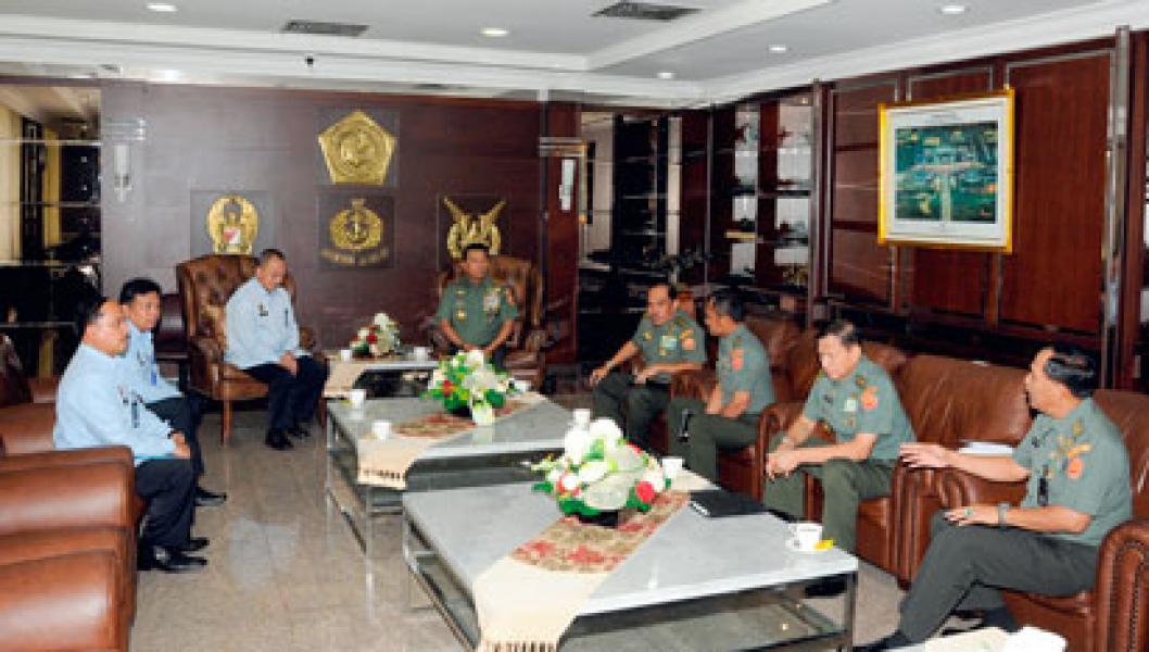 Panglima TNI Terima Dirjen Pemasyarakatan Kemenkumham RI