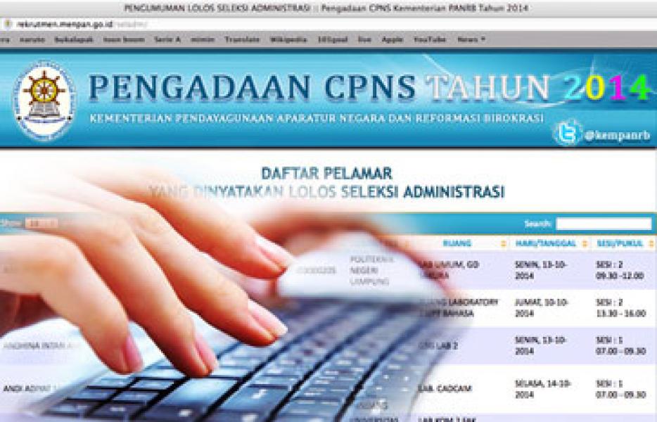 Pemprov Riau Telah Menerima Hasil TKD CPNS dari Panselnas