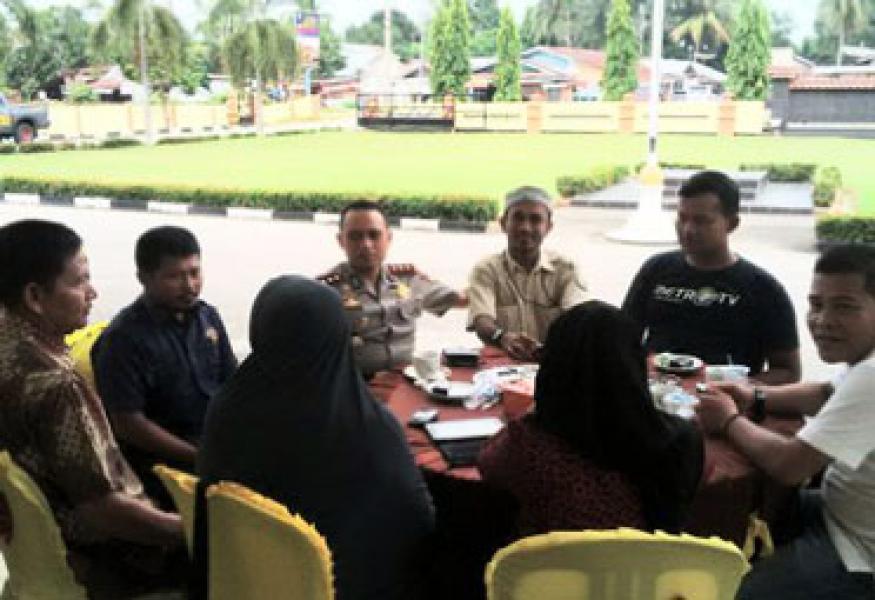 Pererat Silaturrahmi, Polres Kampar Coffe Morning Bersama Wartawan
