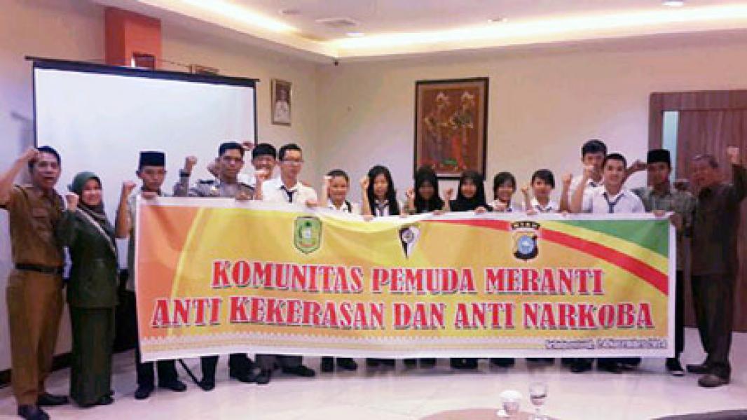 Polda Riau dan Pemkab Meranti Bentuk Komunitas Pemuda Anti Kekerasan dan Anti Narkoba