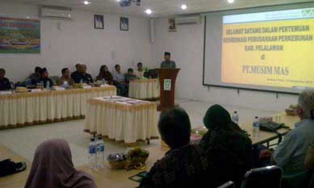 Rakor Pimpinan Perusahaan Perkebunan se Pelalawan
