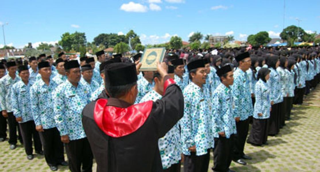 Ratusan Guru dan Kepsek Inhu di Mutasi