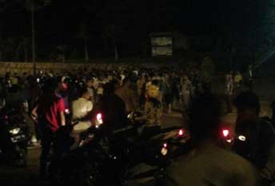 Ribuan Warga Batam Datangi Mako Brimob Polda Kepri