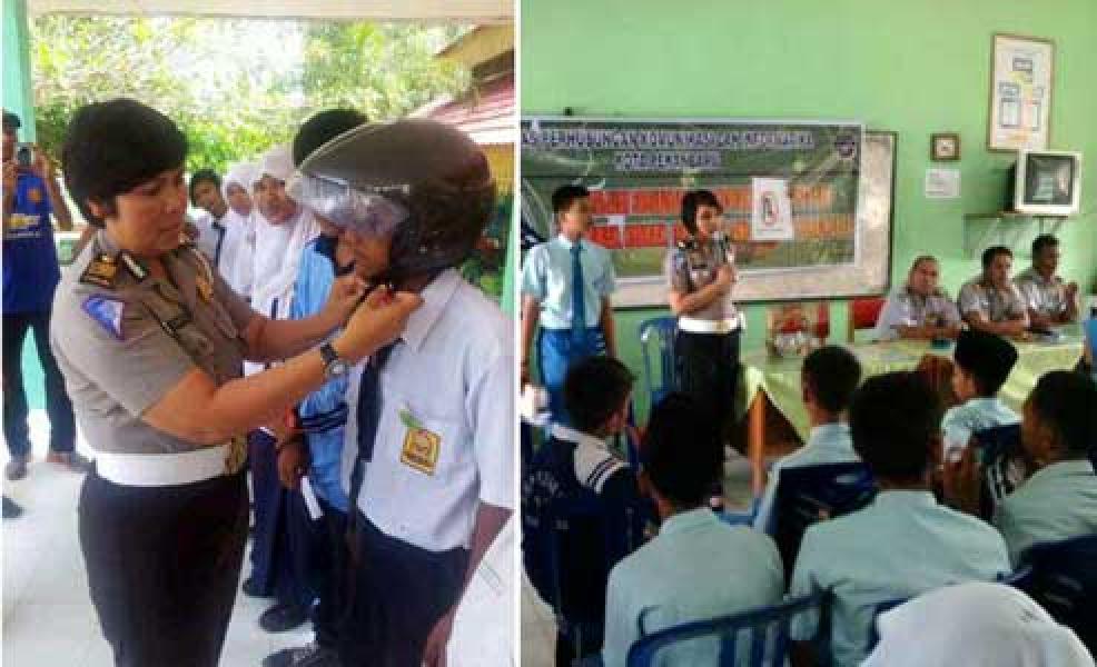 Satlantas Polresta Pekanbaru Kembali Gelar Police Goes To School