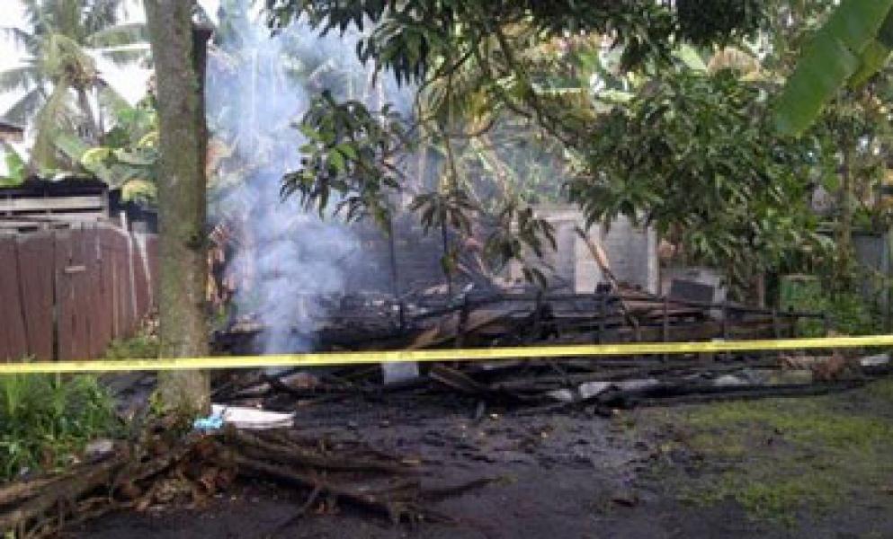 Seorang Nenek di Meranti Tewas Terpanggang