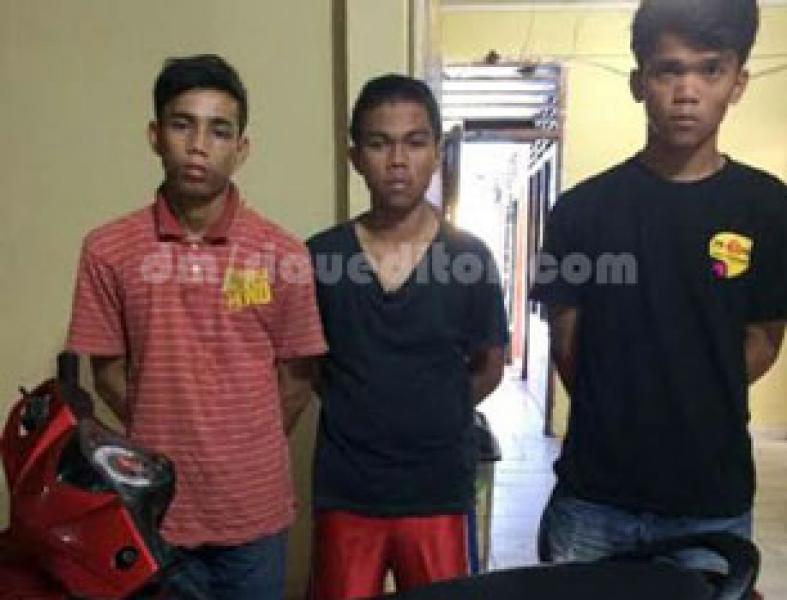 Tiga Anggota Geng Motor Pelaku Pengeroyokan dan Perampasan Motor Diringkus Polisi