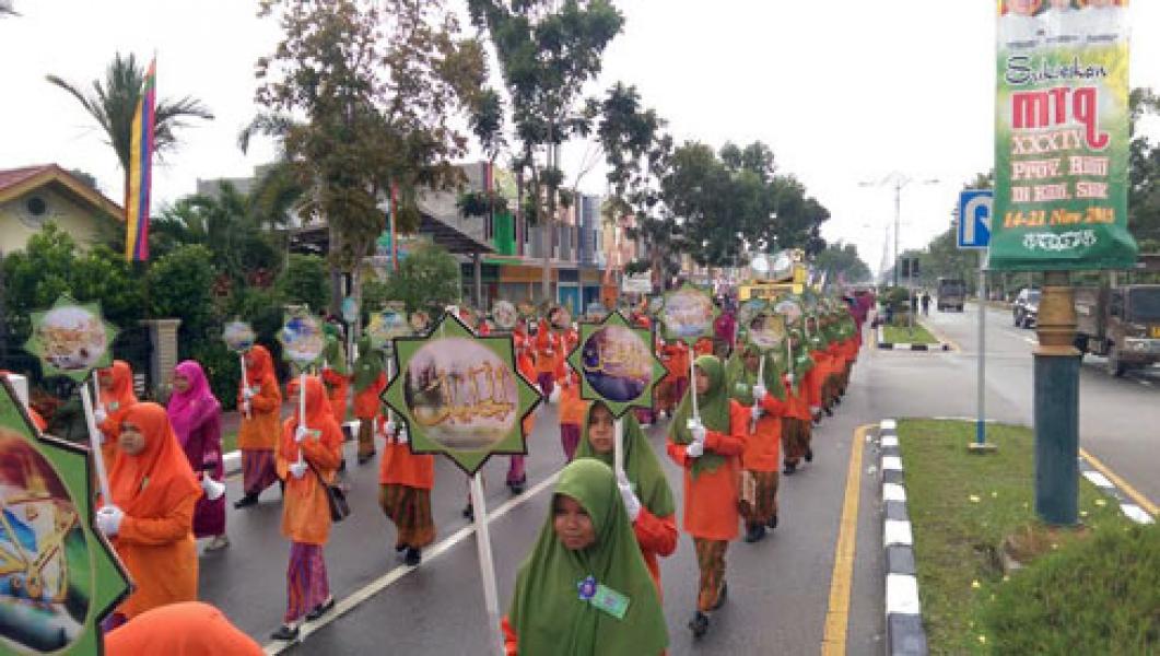 700-an Khafilah Siap Antarkan Meranti Menjadi Juara Umum MTQ Riau Ke-34 di Siak